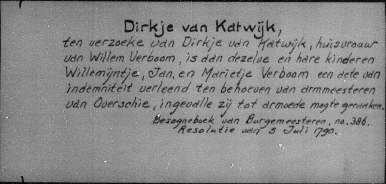 Genealogie familie van Katwijk